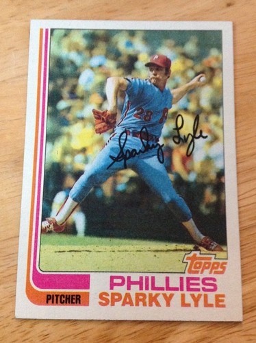 Sparky lyle 1982 - lyle, trading