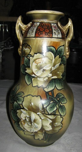 Antique art pottery - art, flower
