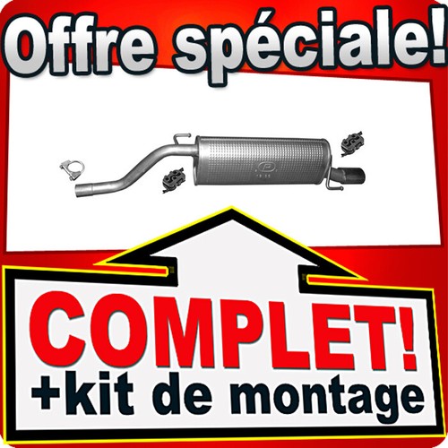 Silencieux arriere pour - silencieux, alfa