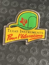 Pin’s Calculator Texas Instruments For Education Signed Winner