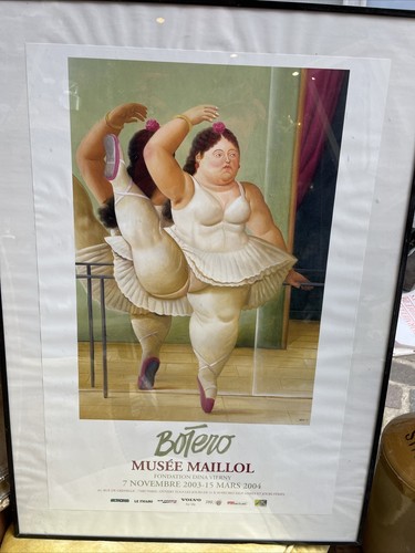 Affiche originale botero - affiche,