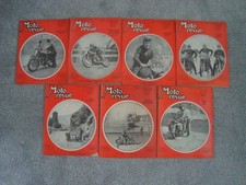 7 x 1950 French MOTO REVUE Motor Cycle Magazines ( AJS / BSA / TERROT / DKW / )