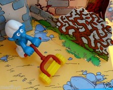 40225 Smurf Lawnmower Smurf Smurf Puffi Puffo Smurfs 