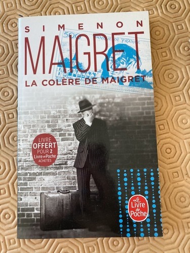 Livre colère maigret - colère,