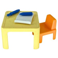 Playmobil table jaune