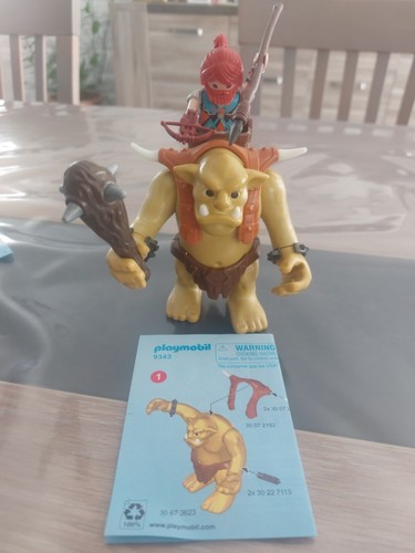 Playmobil 9343 complet troll - playmobil,