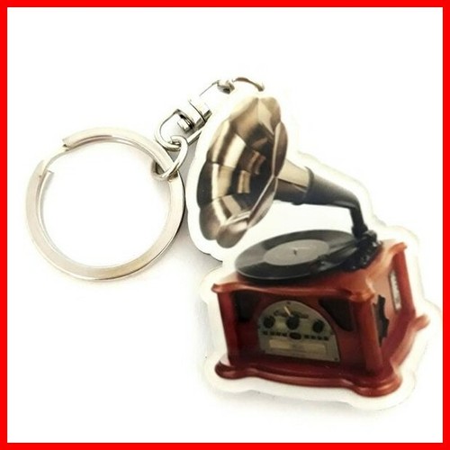 Gramophone porte cle - porte,