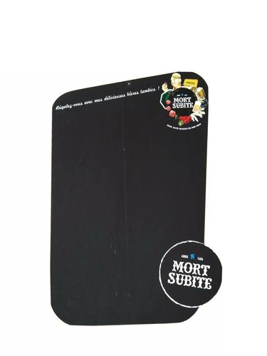 Ardoise bière mort - subite, en