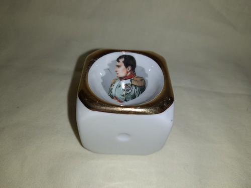 Dé porcelaine motif napoleon - porcelaine,