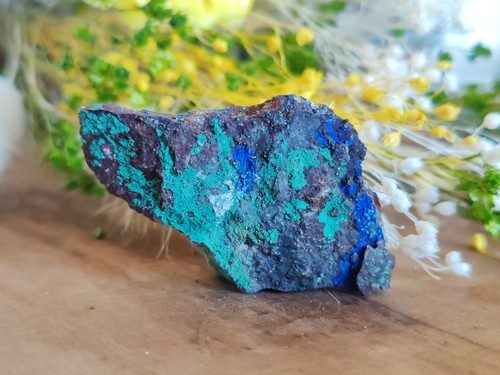 Malachite azurite brute - malachite,