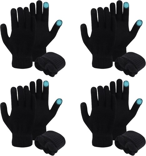Paires gants hiver tactiles - 4,
