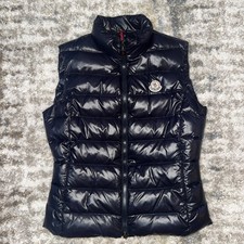 MONCLER  Women’s Navy Ghany Vest Size 1