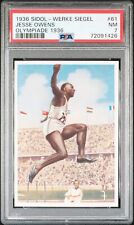 Jesse Owens 1936 Sidol-Werke Siegel & Co. ROOKIE #61 PSA 7 - POP 4!
