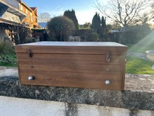 Coffret en bois vintage à