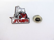 Pin's Pins Badge Pin Construction Forklift Sovim France / Lift Truck / Top