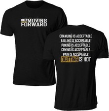 Fitness Gym Keep Moving Forward Mental Health Awareness Front And Back T-Shirt