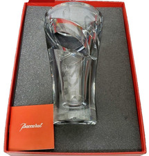 Baccarat Tornado Flower Vase Crystal Glass H23cm / 9” φ13cm / 5” Unused Rare