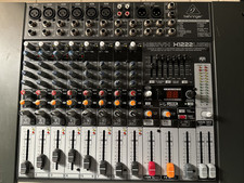 Behringer Xenyx X1222USB 16-Input 2/2-Bus Mixer with XENYX Mic Preamps and comps