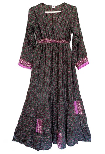 Robe bohème longue soie - bohème,