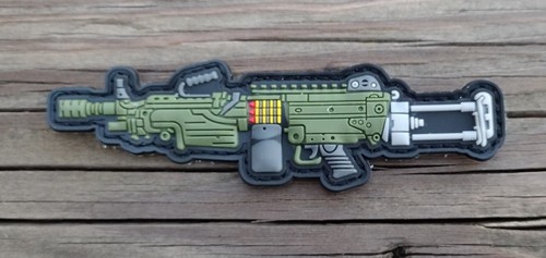 M249 pvc rubber morale patch - pvc,