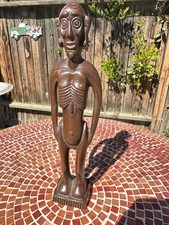 Moai Kavakava Ceramic Statue Easter Island (Rapa Nui)