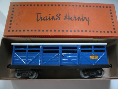 Wagon bestiaux bleu 2 - n°,