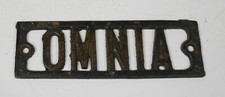 old cast iron grid brand OMNIA