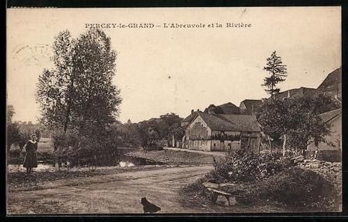 Cpa percey grand - cpa, percey-le-grand