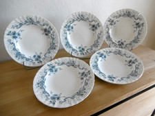 CINQ ASSIETTES CREUSES FAIENCE