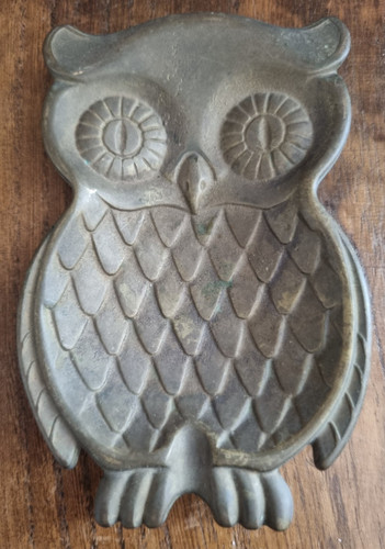 Hibou laiton vide - hibou, vide-poche
