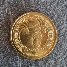 bibendum michelin monnaie de Paris  automobilia pneu voiture pièce medal coin