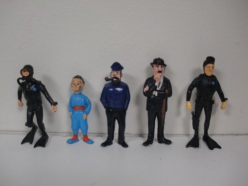 Lot figurines tintin esso - figurines,