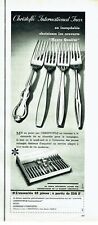 Advertising 120 1966 Christofle International Stainless Steel Cutlery High qu
