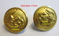 US NAVY - 2 gold buttons - diameter 17mm for pockets / shoulders