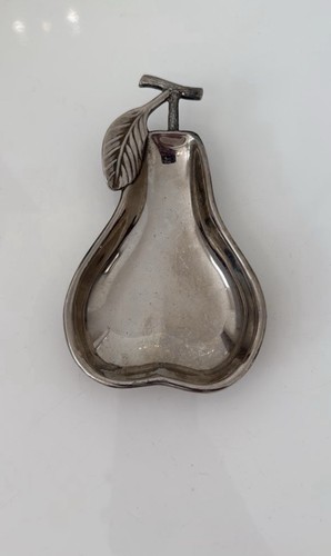 Silver plated pear - plated,