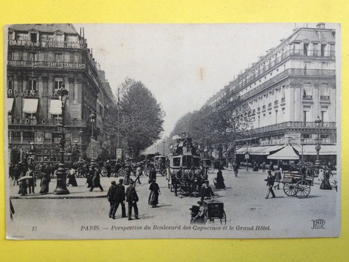 Cpa paris transport attelage - paris,