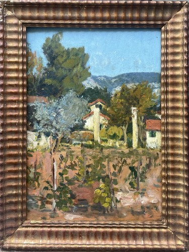 Tableau peinture cadre 20èm - tableau,