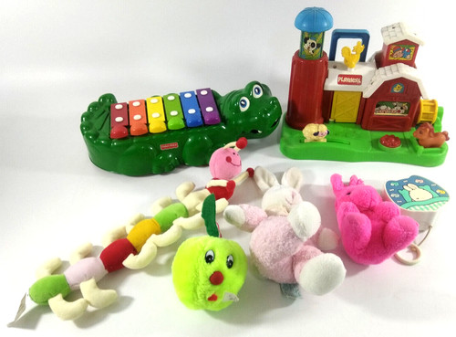 Lot jouets peluches fisher - peluches,