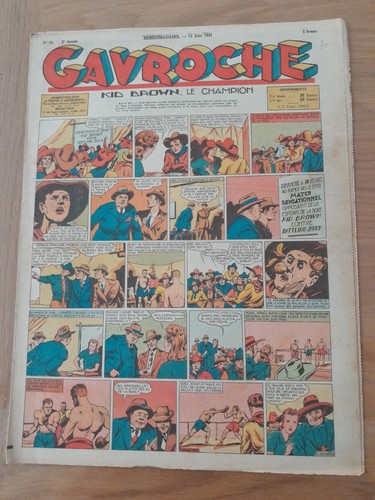 Rare gavroche hebdomadaire - gavroche,