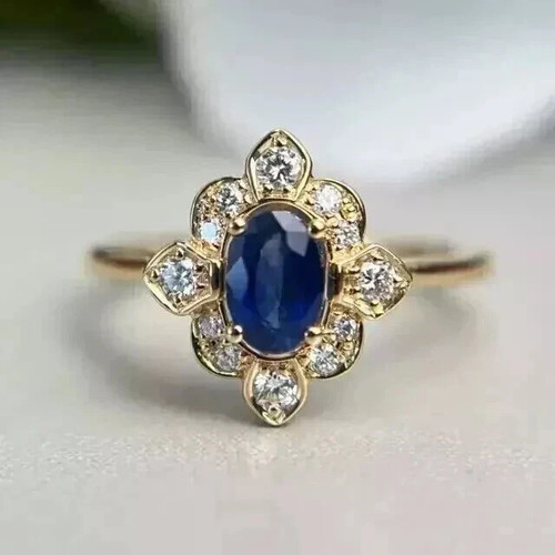 Bague fiançailles en or - en,