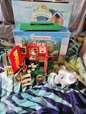 Sylvanian Families Caravan Roulotte 3165 with Pony and Original Box - tomy