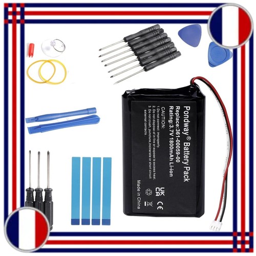Batterie gps 1800mah pour - batterie,