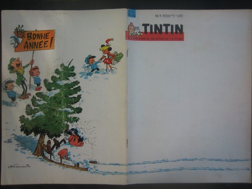 Journal tintin bonne année - tintin,
