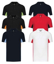 Chemise Polo À Manches Courtes En Polycoton Piqué De Couleur Contrastée Kariban