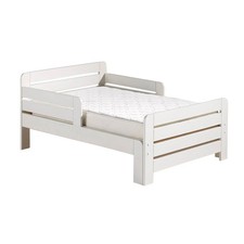 THEMIS - Lit Evolutif Blanc + Matelas Réglable 90x140/200cm