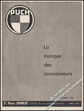 Publicité PUCH Moto Vintage Ad Advertising 1952