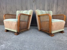 2x Art Déco Fauteuil de