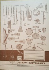 Cahier de partitions "Star" -COMMANDE - N°315 / 12 systèmes 