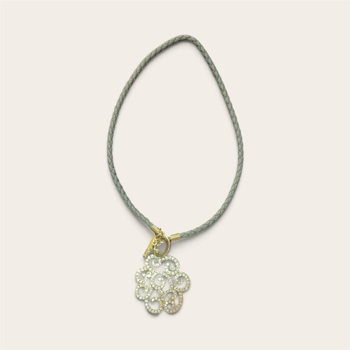 Collier corde tressée