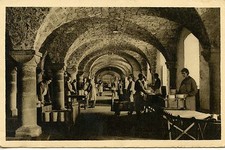 POSTCARD / ROQUEFORT CAVE CAREER CHEESE RECEPTION